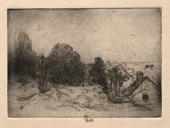 Sechs Radierungen: Vesnots, Auvers-sur-Oise, 1895