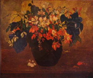 Eine Vase mit Blumen, 1896, 1932