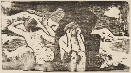 An den schwarzen Felsen Aux roches noires, in oder nach 1895