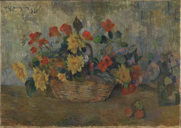 Korb mit Blumen, 1884