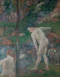 Badende in der Bretagne Zwei Badende, 1887