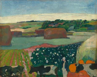 Heuhaufen in der Bretagne