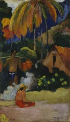 Landschaft in Tahiti (Mahana Maà)