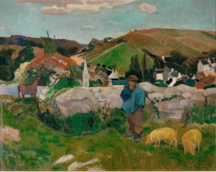 Landschaft in der Bretagne