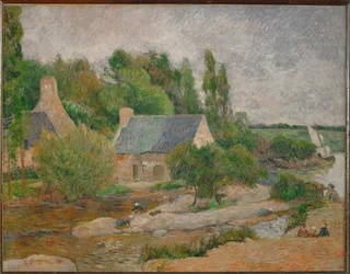 Les lavandières à Pont-Aven