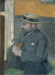 Der Mann mit dem Strohhut