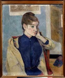 Porträt von Madeleine Bernard Gemälde von Paul Gauguin (1848-1903) 1888 Grenoble, Museum der Schönen Künste