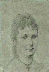 Porträt von Mette-Sophie Gad, ca. 1873