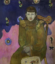 Porträt von Vaiite Jeanne Goupil