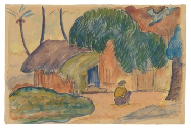 Tahitianische Hütte