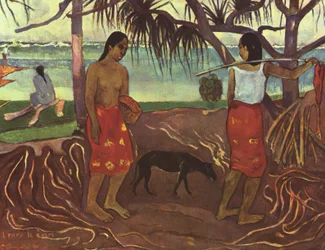 raro te oviri (I) Unter dem Pandanus I