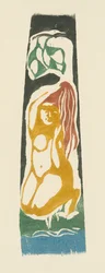 Tahitianische Frau, ca. 1900