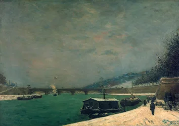 Die Seine nahe dem Pont d