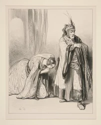 (Die junge Prinzessin) Muss ich zu Ihren Füßen vor Schmerz sterben, Herr ...