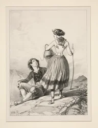 (Begegnung auf dem Berg)