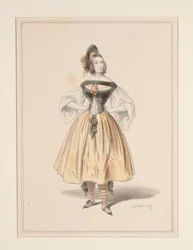 Neues Verkleiden von Gavarni. Ausgeführt von Babin