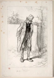 Physionomies Parisiennes: Au Marais. Ici, Azor! ici!, 1857-58