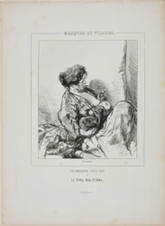 Das Baby in Saint-Giles, aus Masques et Visages