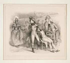 Eine hübsche Frau im Jahr 1790