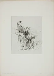 Ohne Titel (Zwei baskische Mädchen)