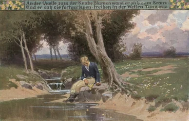 An der Quelle saß der Knabe / Blumen wand er sich zum Kranz