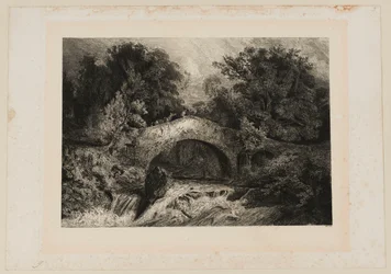Eine Brücke in der Auvergne. Beraldi 64 IFF 44