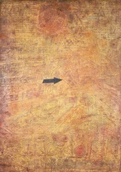 Pfeil in einen Garten