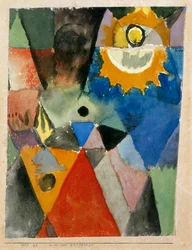 Vor der Gaslampe, von Paul Klee, Galleria Nazionale d