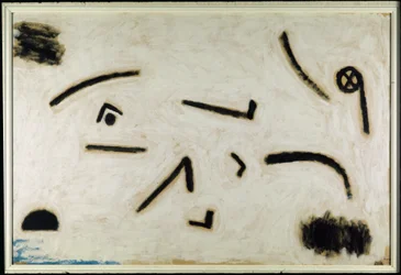 Ohne Titel (Zeichen auf schwarzem Hintergrund), C.1940