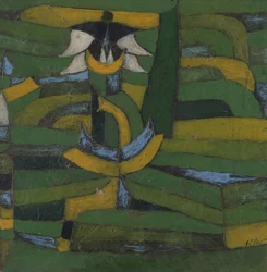 Weiße Blüte im Garten, 1920