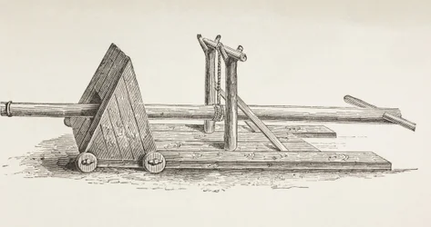 Mittelalterlicher Rammbock