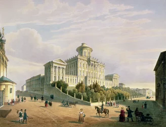 Das Pashkov-Haus (Das Institut des Adels), 1830er Jahre