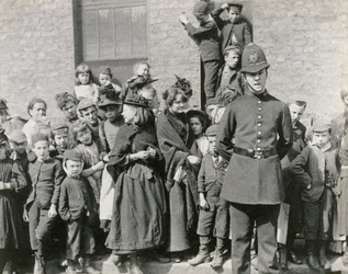 Beerdigung eines Londoner Polizisten, 1894
