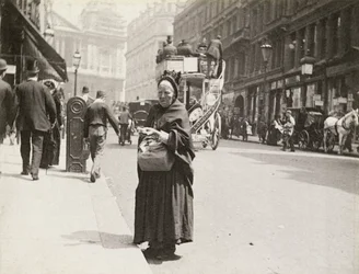 Der Streichholzverkäufer, Ludgate Hill, 1893