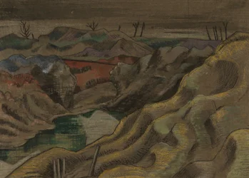 Die Landschaft: Hill 60, ca. 1917