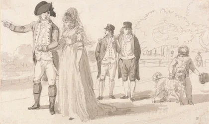 Eine Familie im Hyde Park
