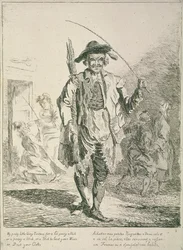 Stockverkäufer, Rufe von London, 1760