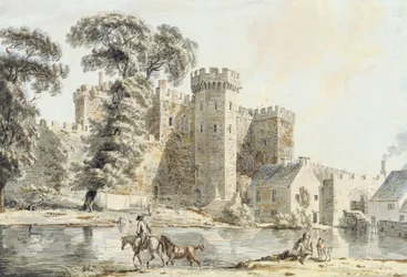 Das Südtor von Cardiff Castle