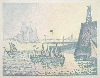 Abend, Der Steg in Vlissingen