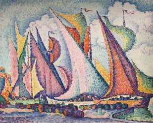 Mittelmeer-Segelboote, 1923