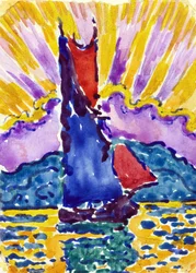 Sonnenuntergang (Der Fächer)