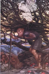Und doch muss ich fluchen, Illustration aus Der Sturm, 1908