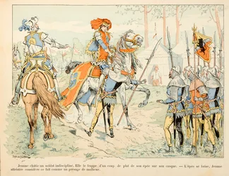 Illustration aus dem Buch „Jeanne d