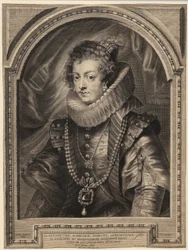 Porträt der Königin Elisabeth von Bourbon [Isabel de Borbón y Médicis]