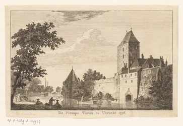 Ansicht des Plompe Turms in Utrecht, 1756