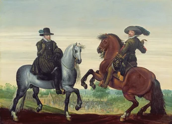 Maurits (1567-1625) und Frederik Hendrik (1584-1647) von Nassau, Prinzen von Oranien