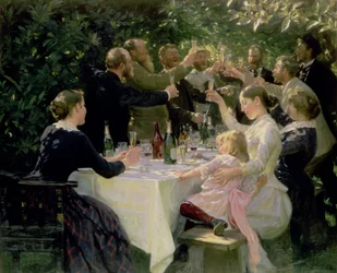 Hip Hip Hurra! Künstlerfest in Skagen, 1888
