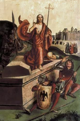 Auferstehung Christi. Ende 15. Jahrhundert