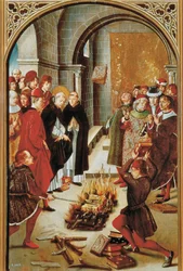 Der heilige Dominikus und die Albigenser