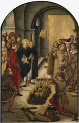 St. Dominikus de Guzman und die Albigenser